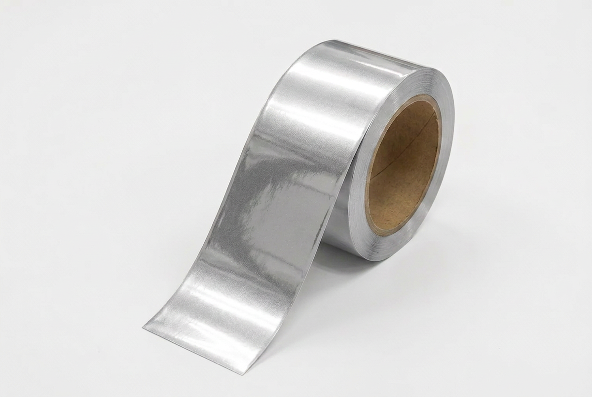 Gloss Sølv Metallic Chrome Delete rull