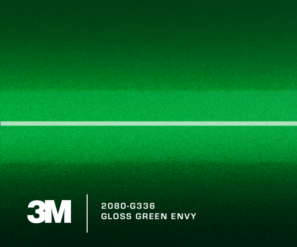 3M™ Wrap Film 2080-G336, Gloss Green Envy, bredde 1524 mm