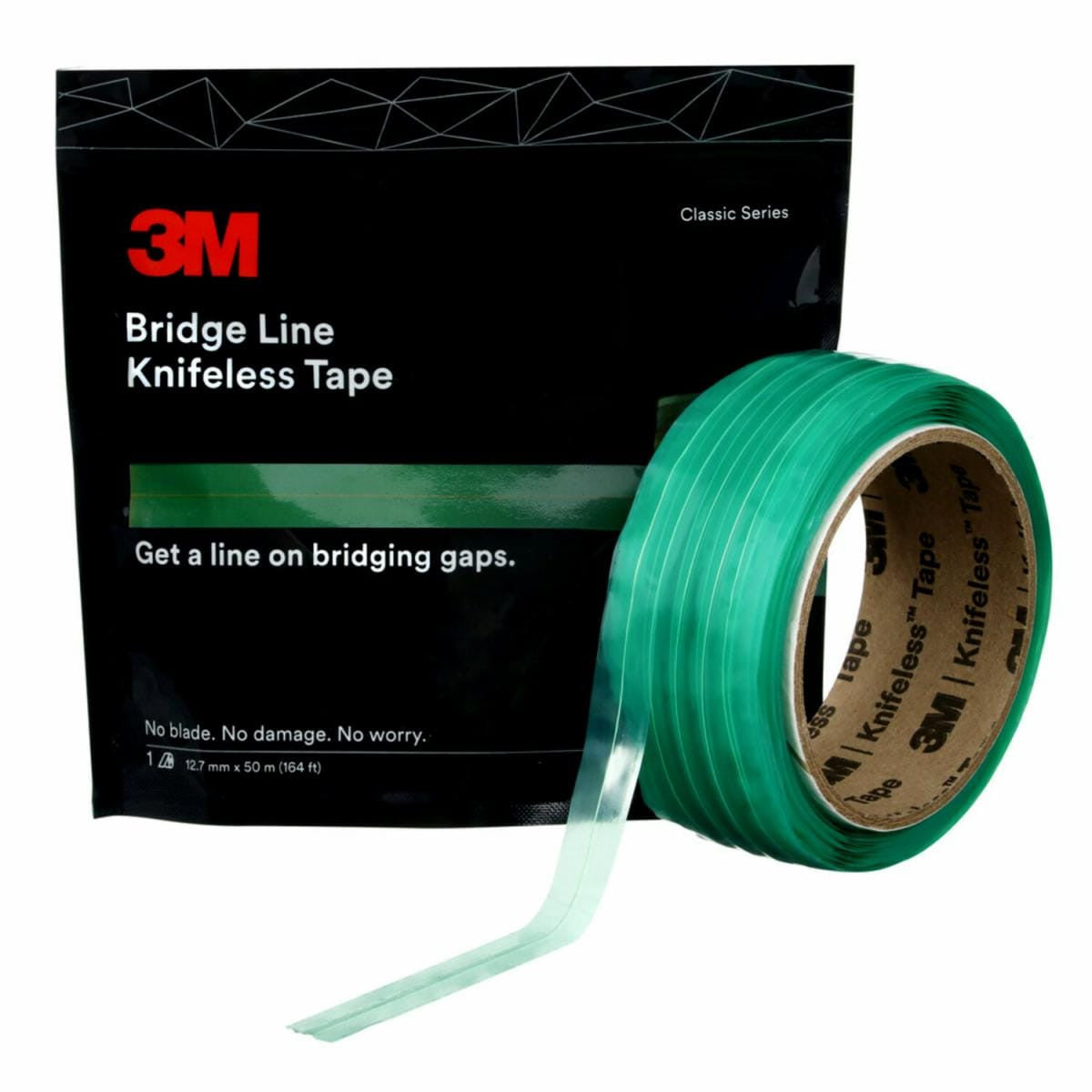 3M™ Bridge Line Knifeless Tape, Green, 12.7 mm x 50 m - Viking Wrap