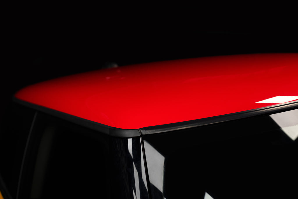 High Gloss Hot Rod Red 3M 2080 folie montert på bil