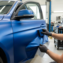 3M™ Wrap Film 2080-S347, Satin Perfect Blue, bredde 1524 mm