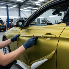 3M™ Wrap Film 2080-S335, Satin Bitter Yellow, bredde 1524 mm